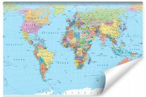 Раскраска карта мира политическая #14 #334667