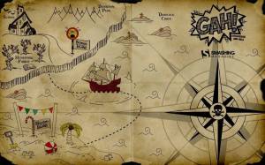 Раскраска карта пиратская #12 #334715