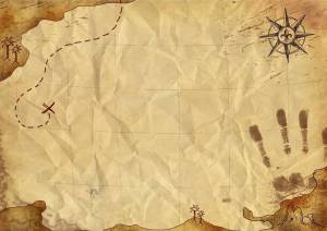 Раскраска карта пиратская #34 #334737