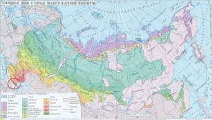 Раскраска карта природных зон россии #16 #334758