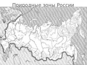 Раскраска карта природных зон россии #21 #334763