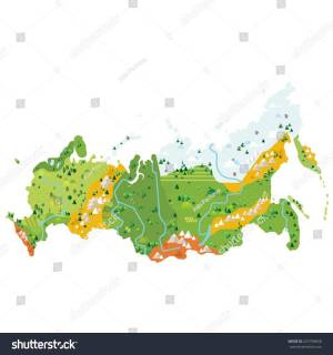 Раскраска карта природных зон россии 4 класс #20 #334801
