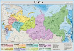 Раскраска карта россии с городами #27 #334959