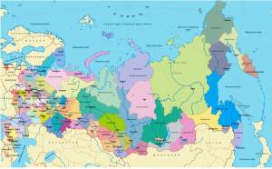 Раскраска карта россии с городами #30 #334962
