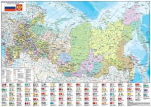 Раскраска карта россии с городами #34 #334966
