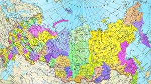 Раскраска карта россии с городами #39 #334971