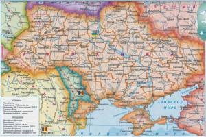 Раскраска карта украины #5 #335039