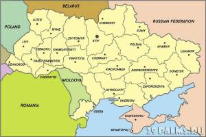 Раскраска карта украины #8 #335042
