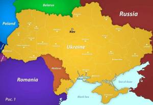 Раскраска карта украины #11 #335045