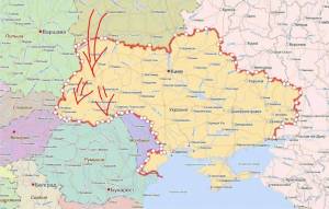 Раскраска карта украины #15 #335049