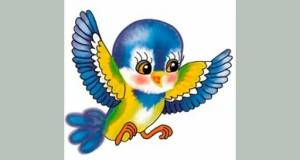 Раскраска картинка для детей птичка #8 #335366