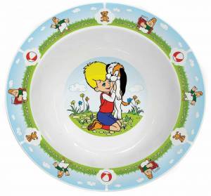 Раскраска картинка для детей тарелка #12 #335402