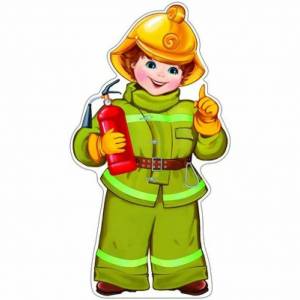 Раскраска картинка пожарный для детей #3 #335686