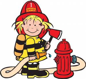 Раскраска картинка пожарный для детей #14 #335697