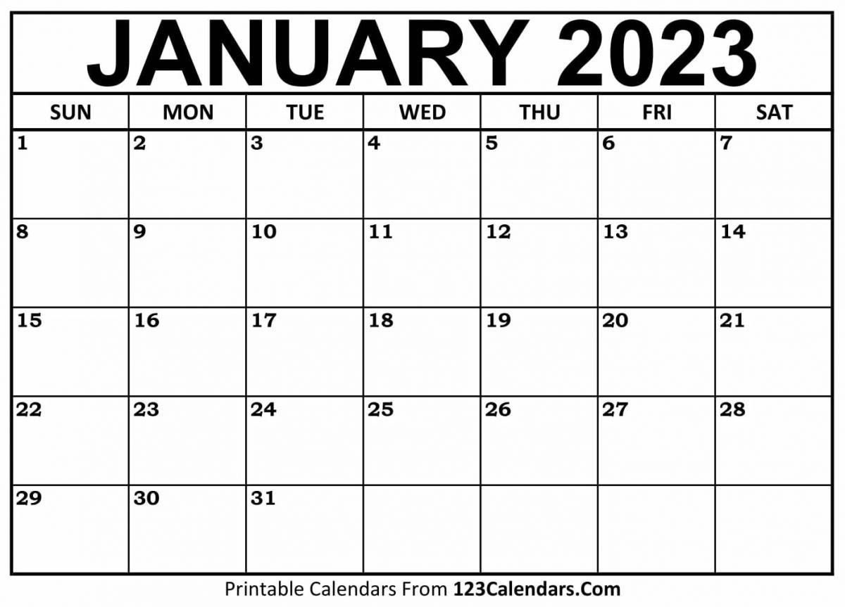 Календарь январь 2023 #11
