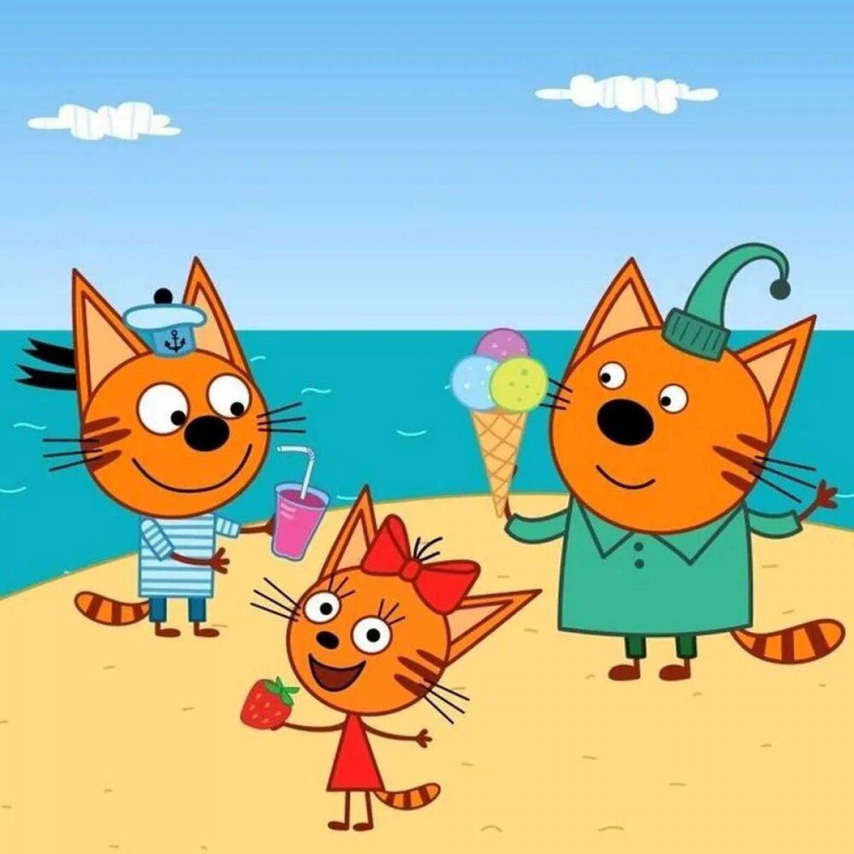 Карамелька из мультфильма три кота #9