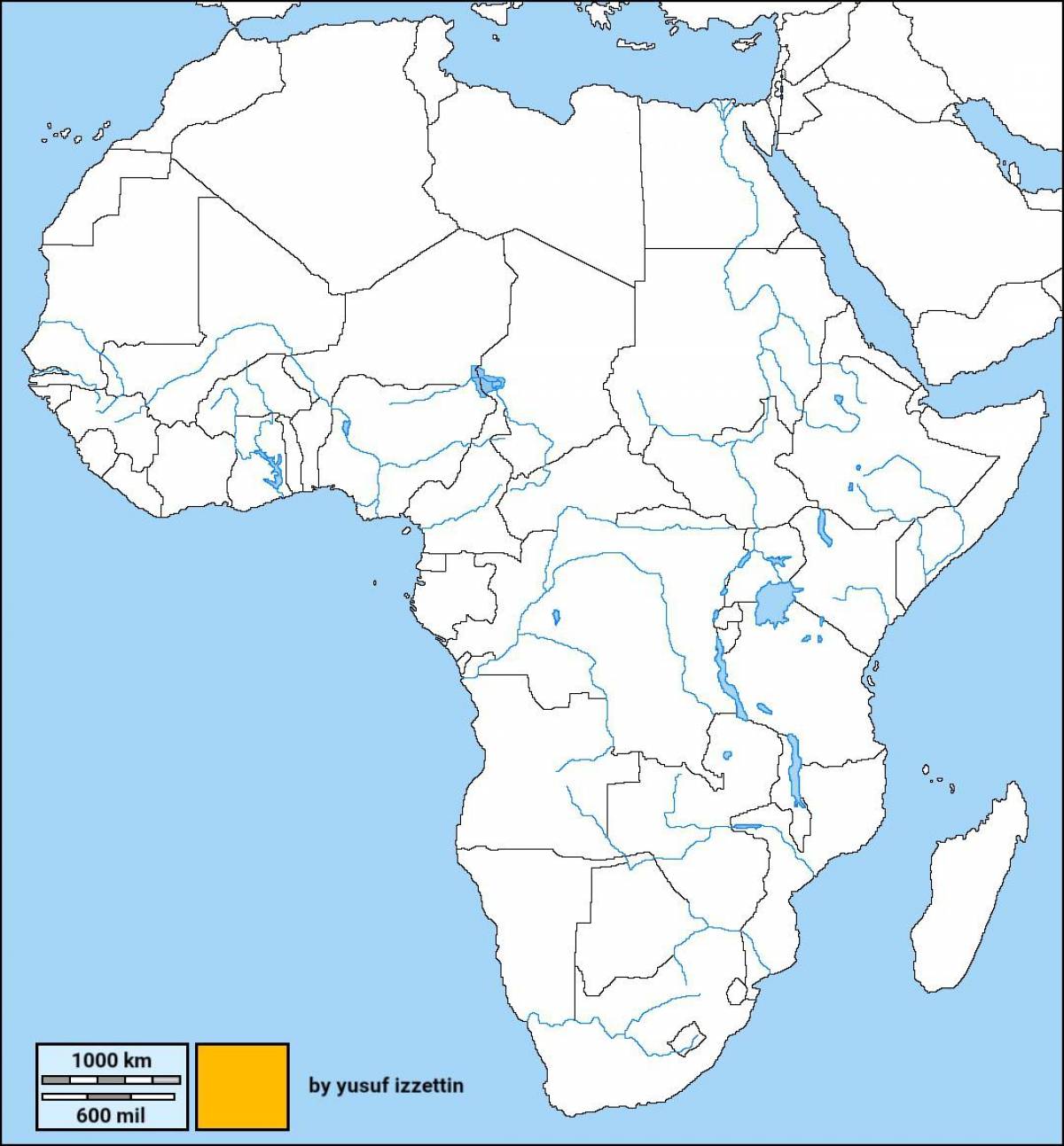 Карта африки #9