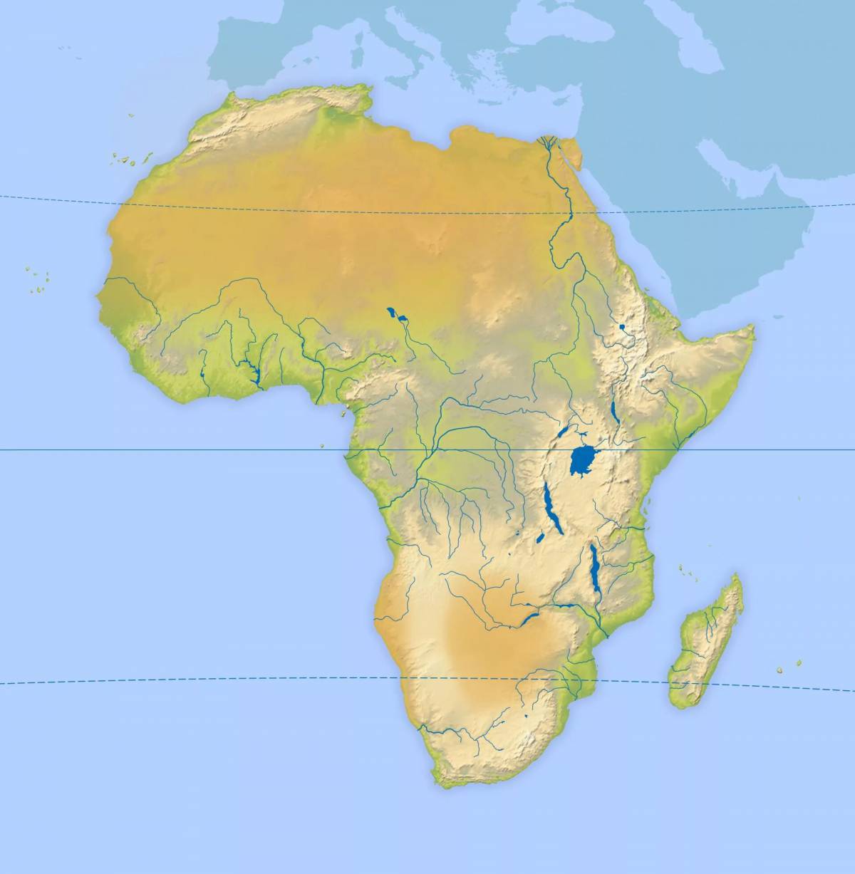 Карта африки #11