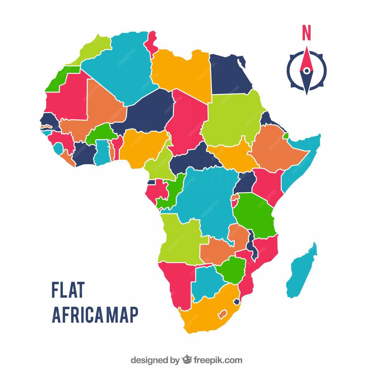 Карта африки #21