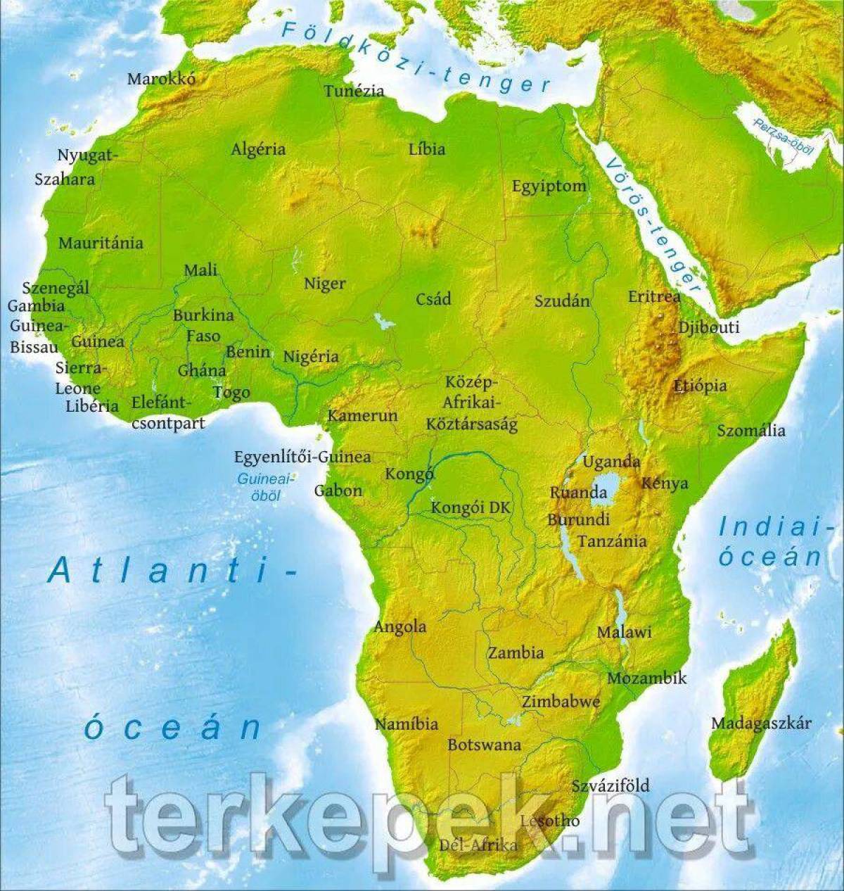 Карта африки #26