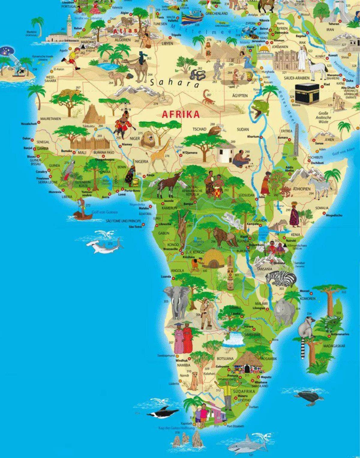 Карта африки #27