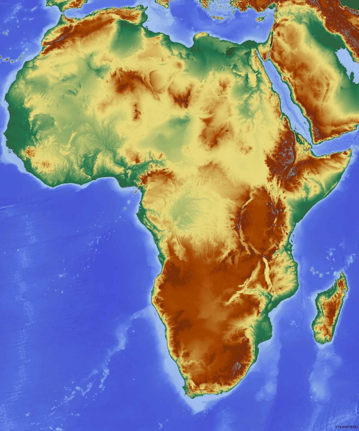 Карта африки #29