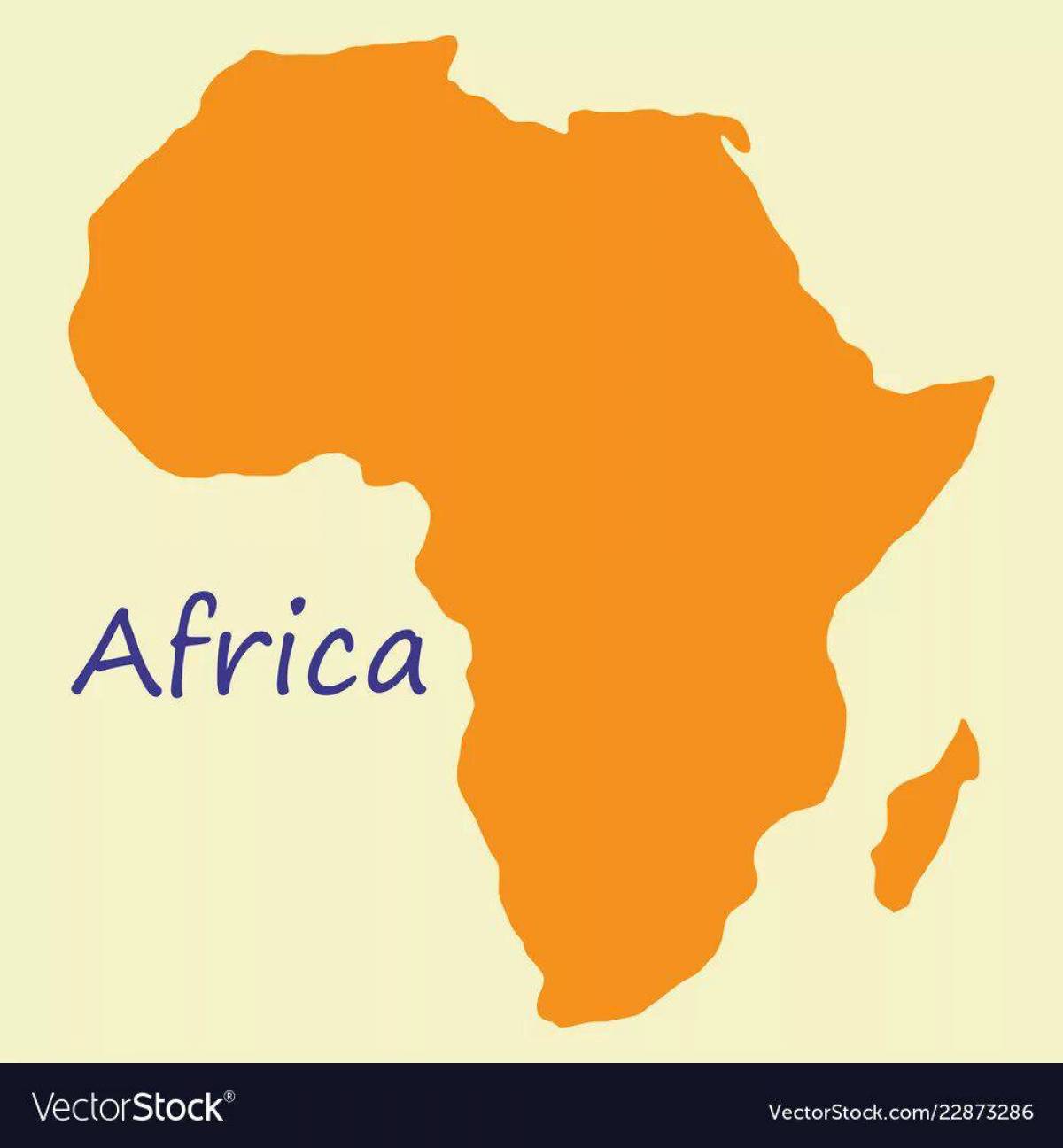 Карта африки #34