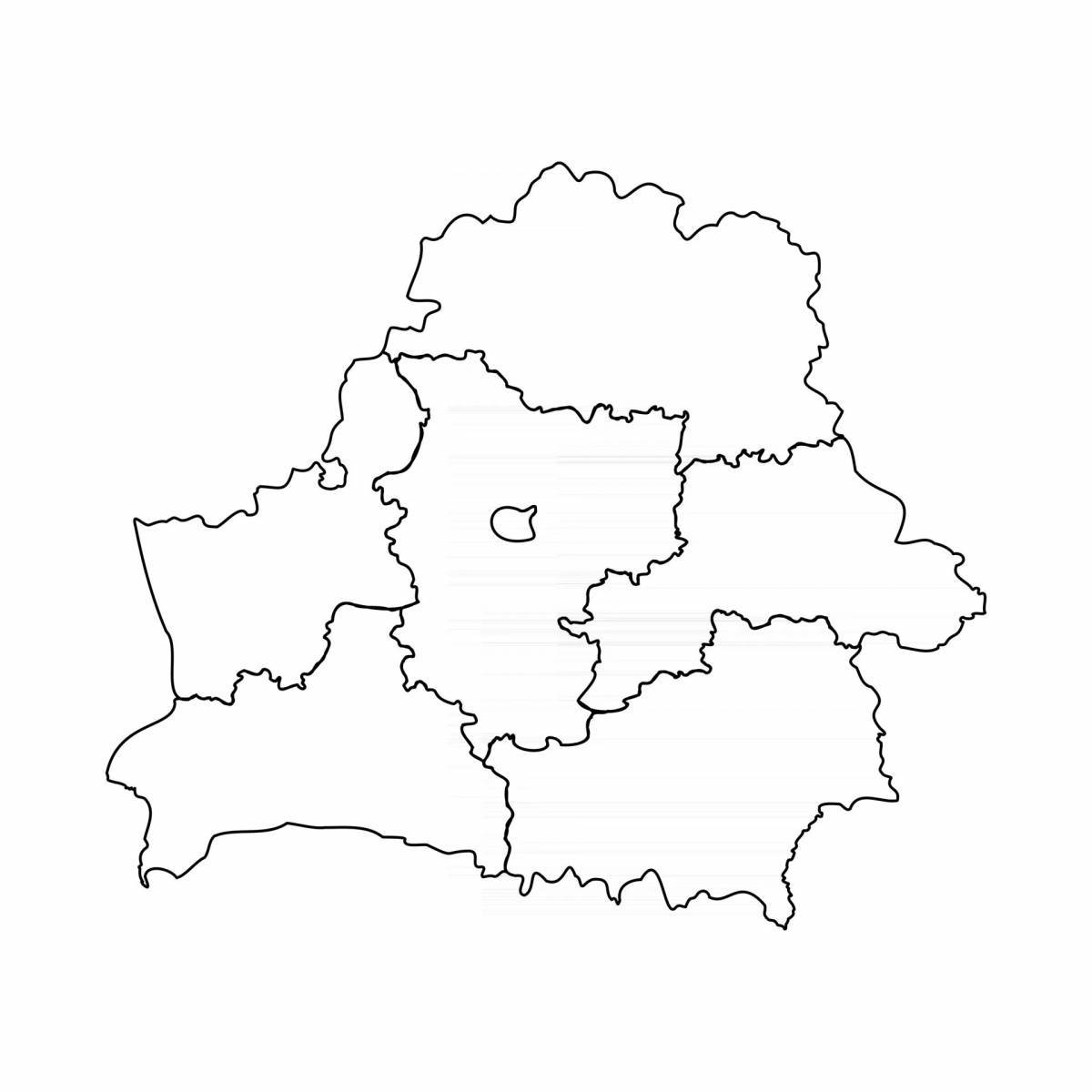 Карта беларуси для детей #26