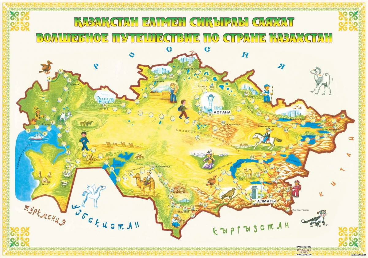 Карта казахстана #2