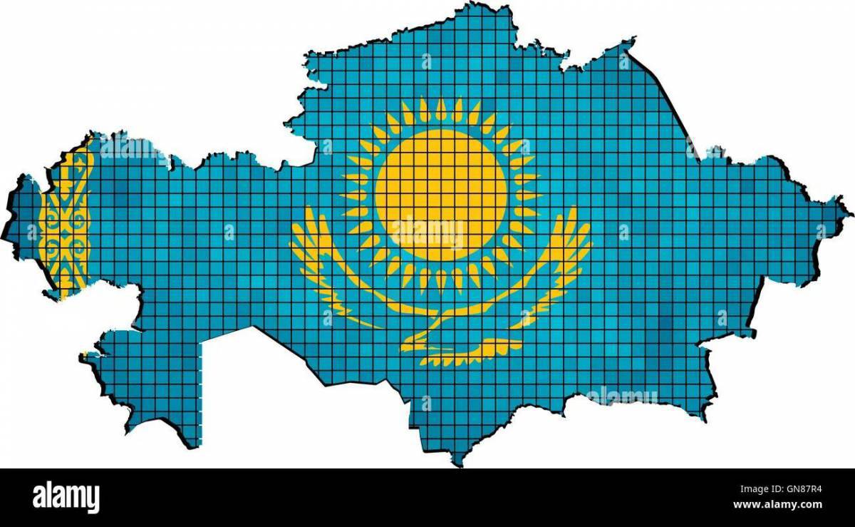 Карта казахстана #3