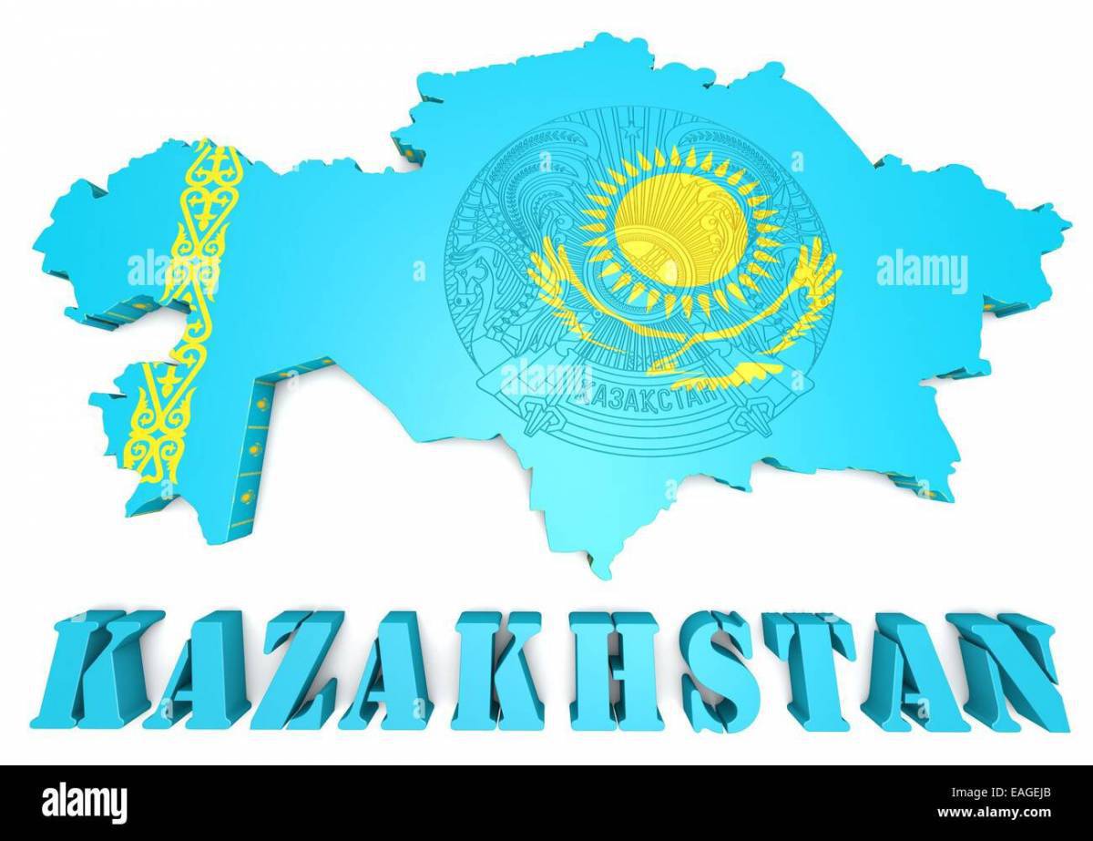 Карта казахстана #8