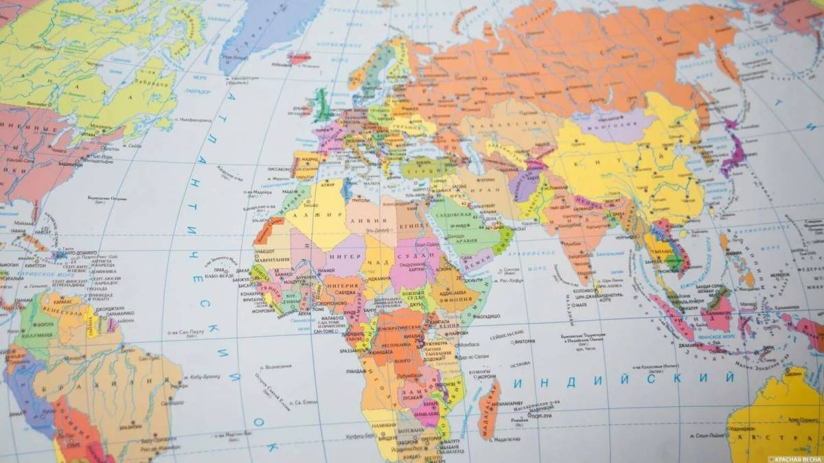 Карта мира политическая #16
