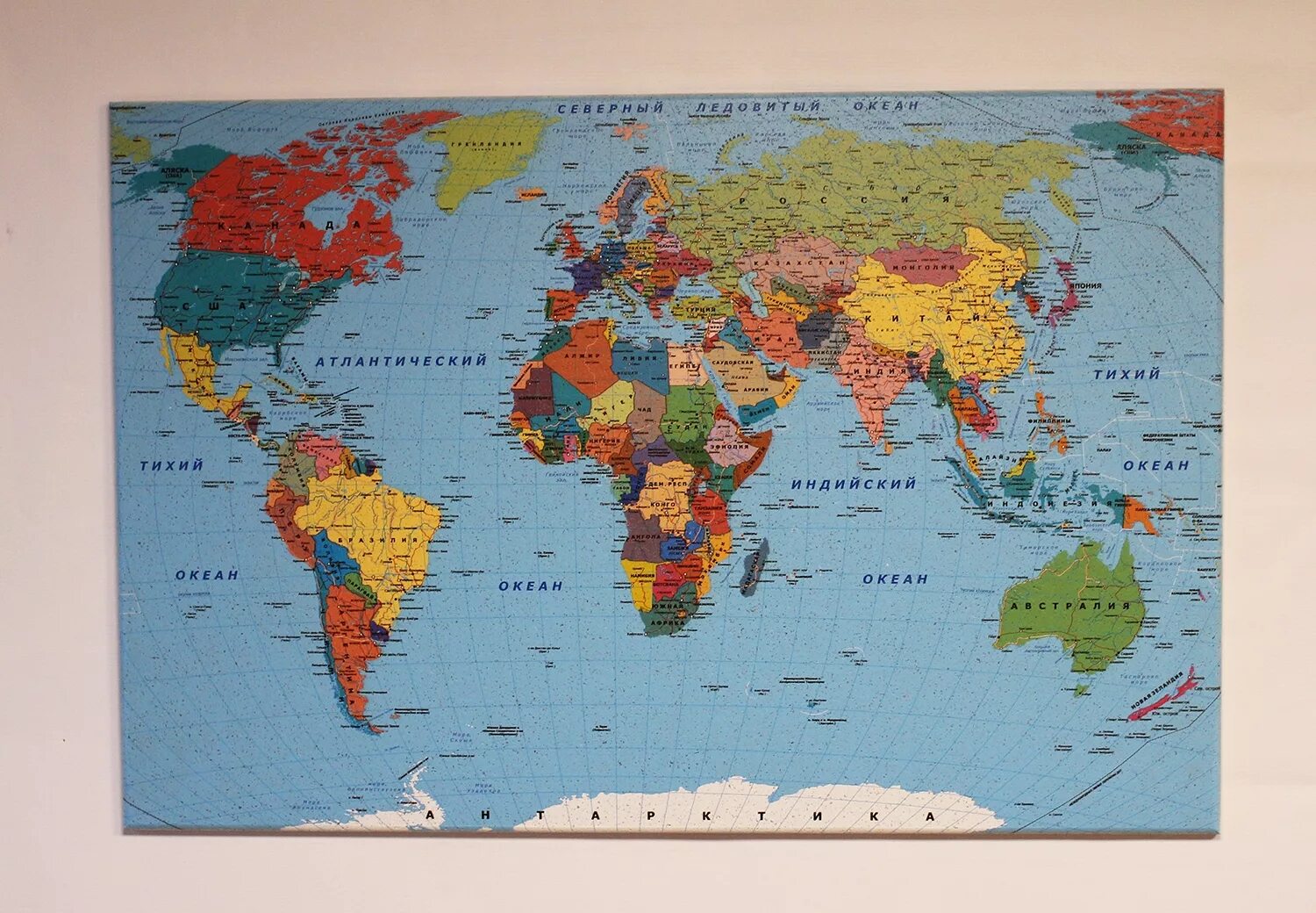 Карта мира со странами #7