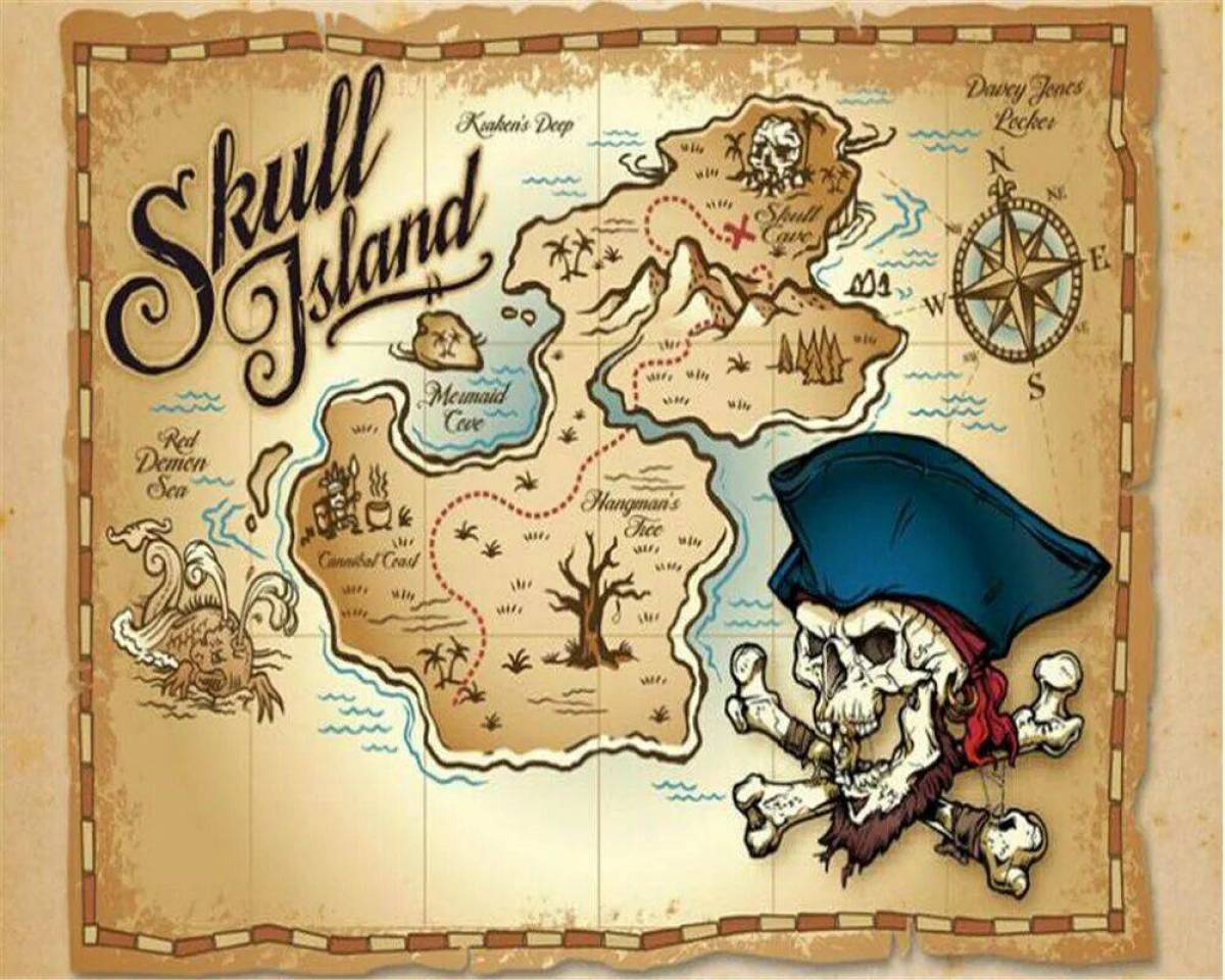 Карта пиратская #1
