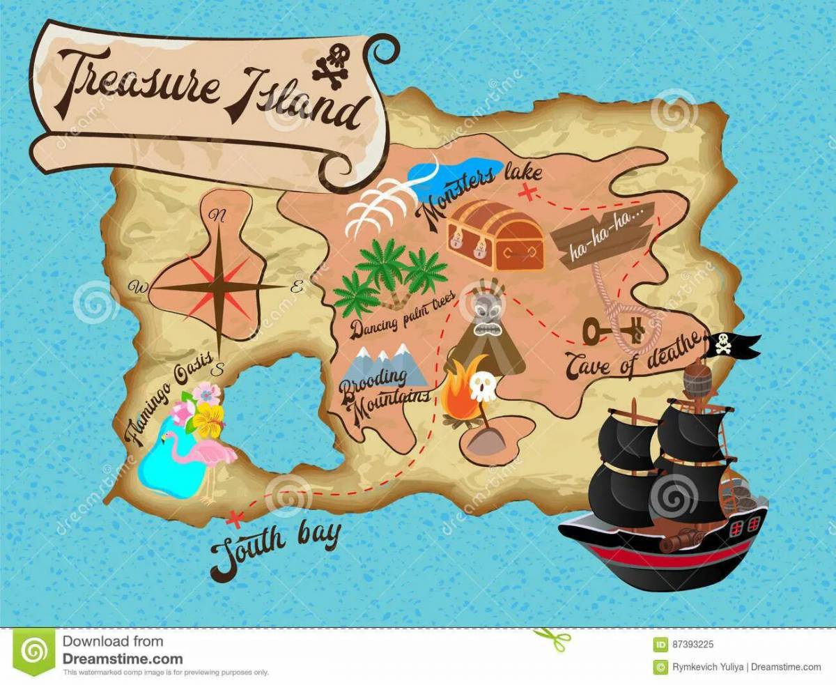 Карта пиратская #4