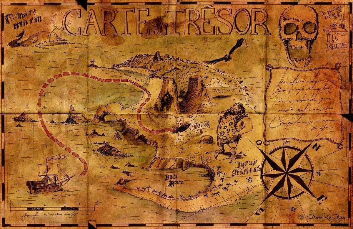 Карта пиратская #6