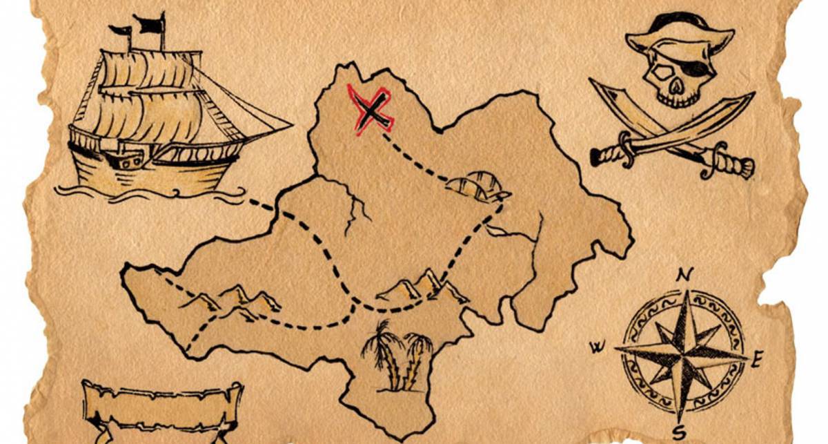 Карта пиратская #13