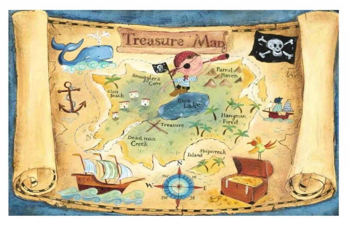Карта пиратская #16
