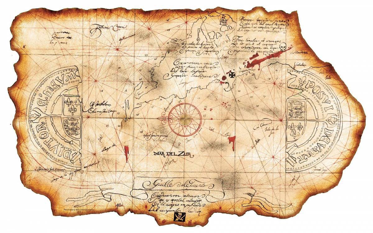 Карта пиратская #17