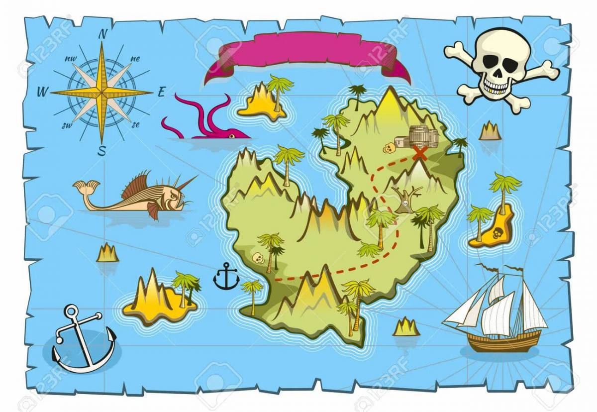 Карта пиратская #20