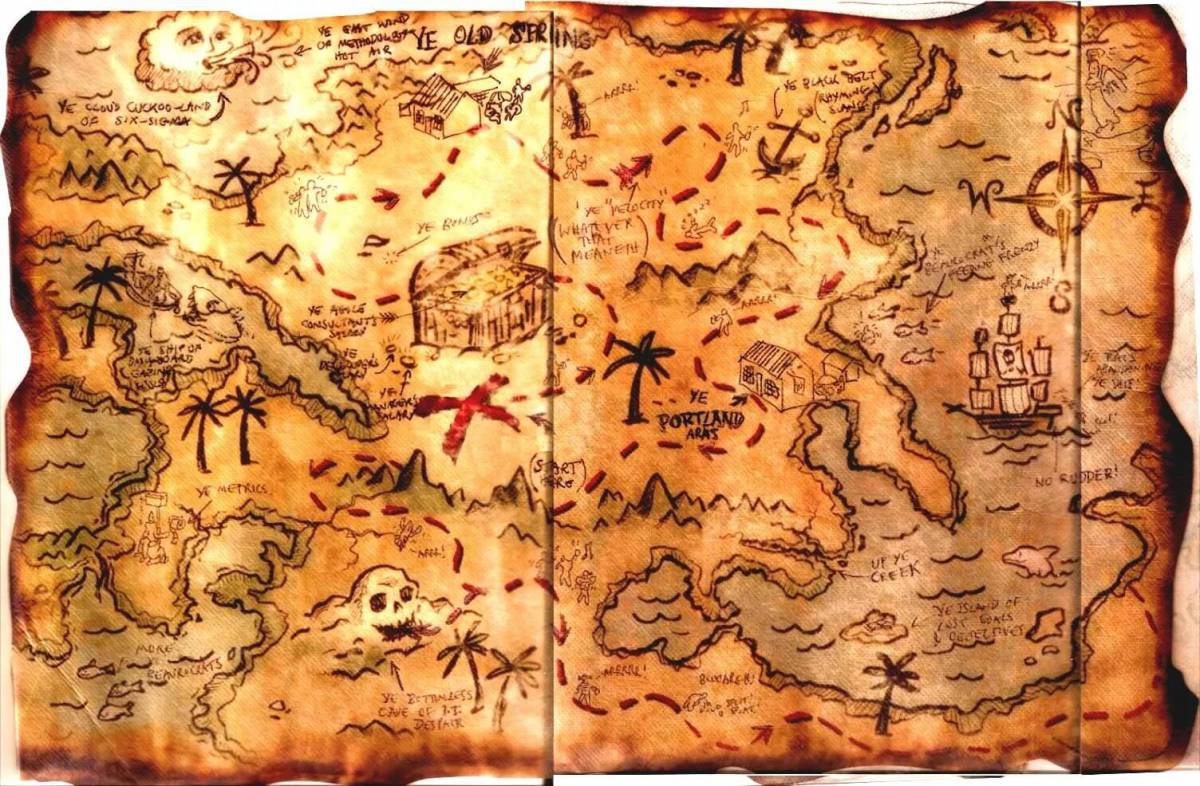 Карта пиратская #24