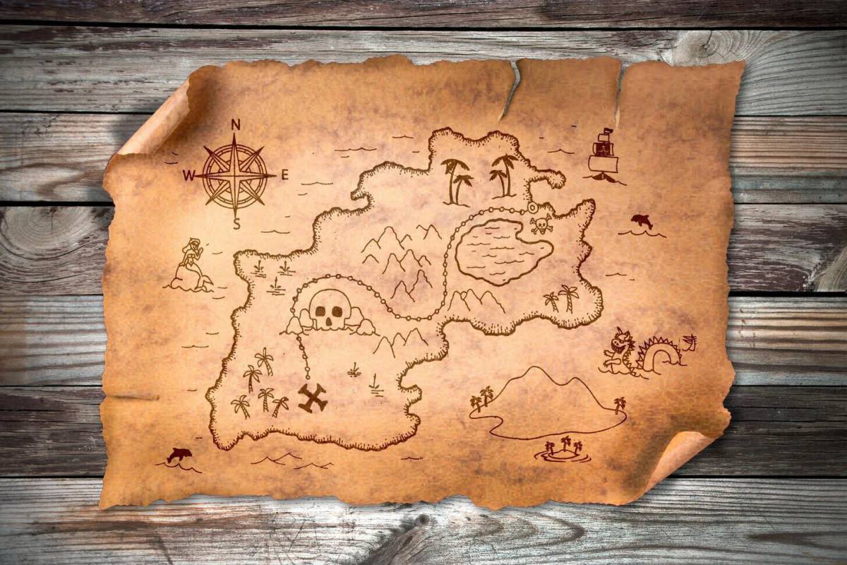 Карта пиратская #28