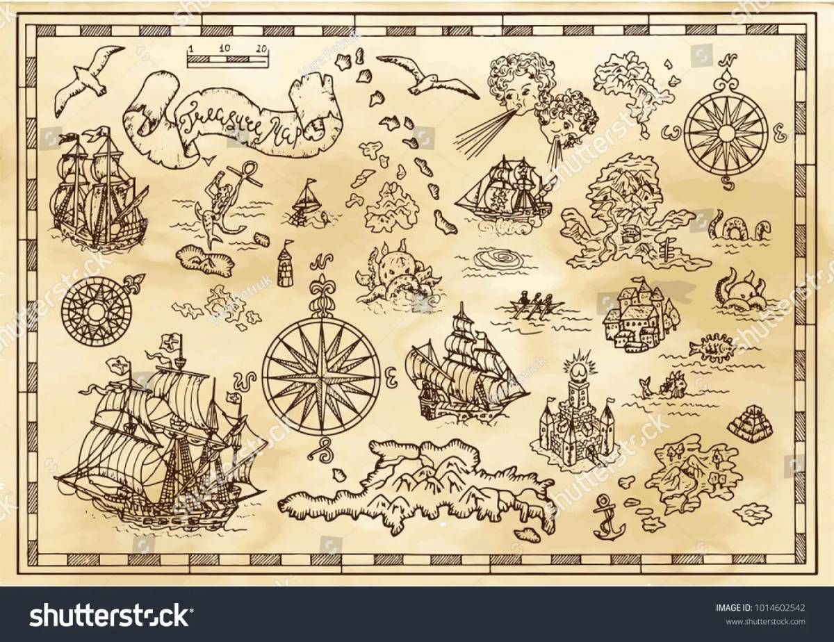 Карта пиратская #29