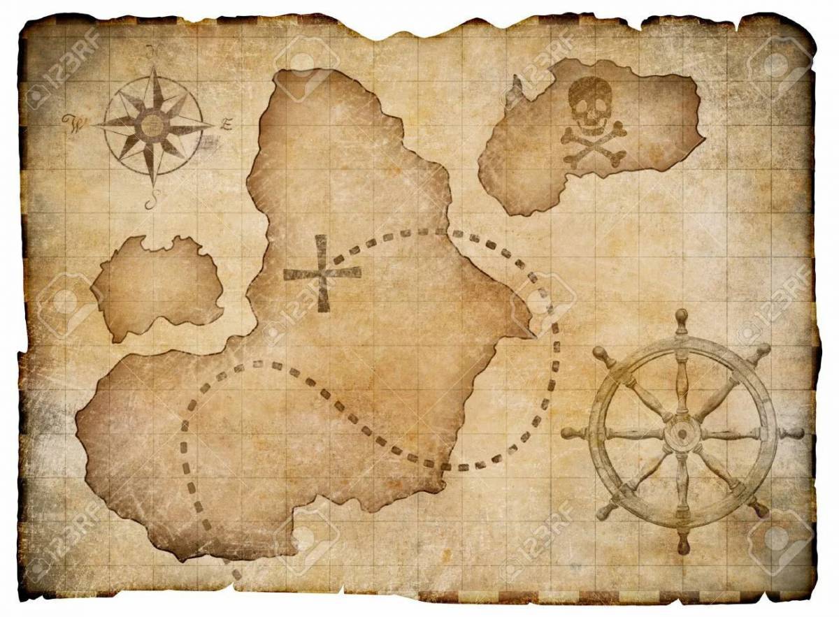 Карта пиратская #30