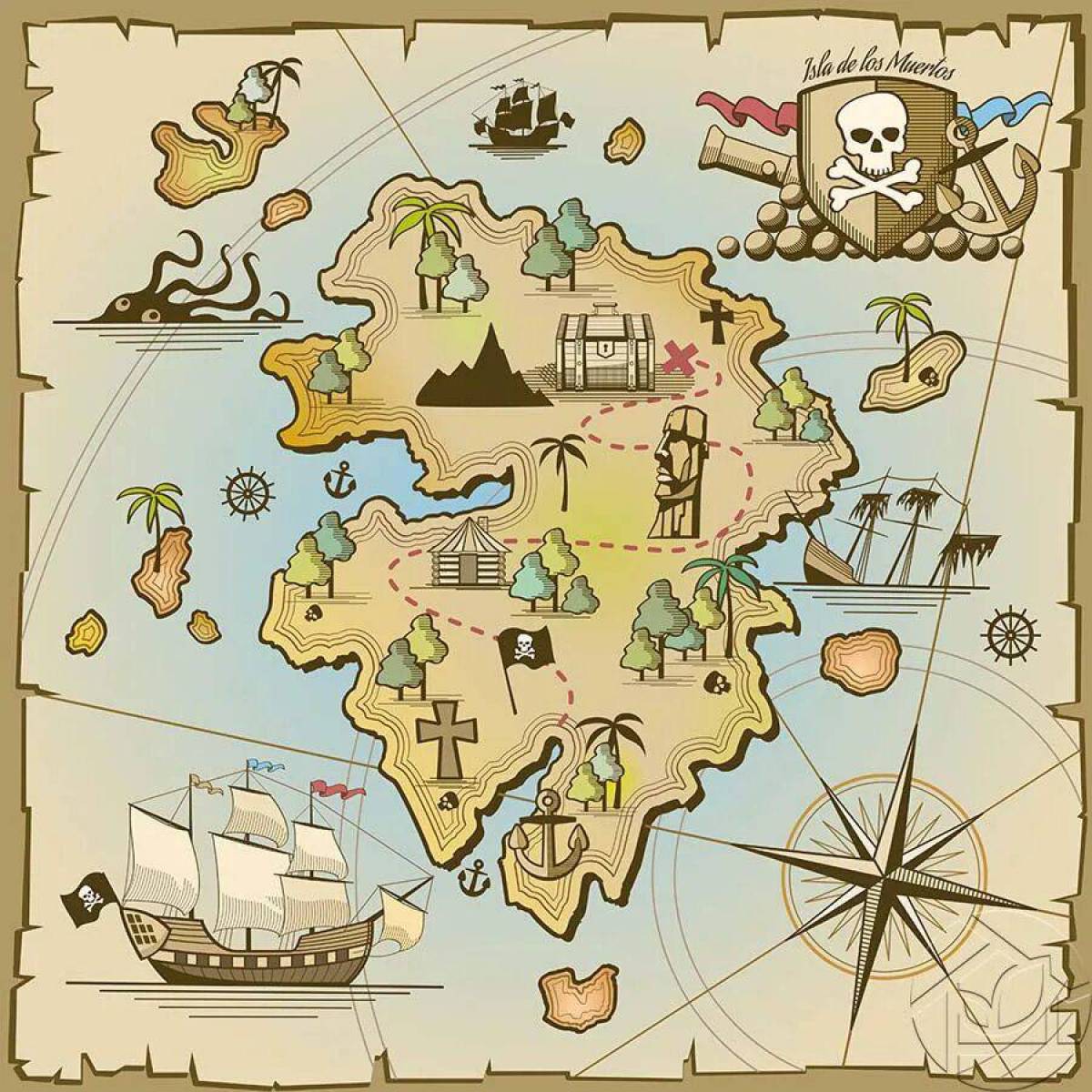 Карта пиратская #31