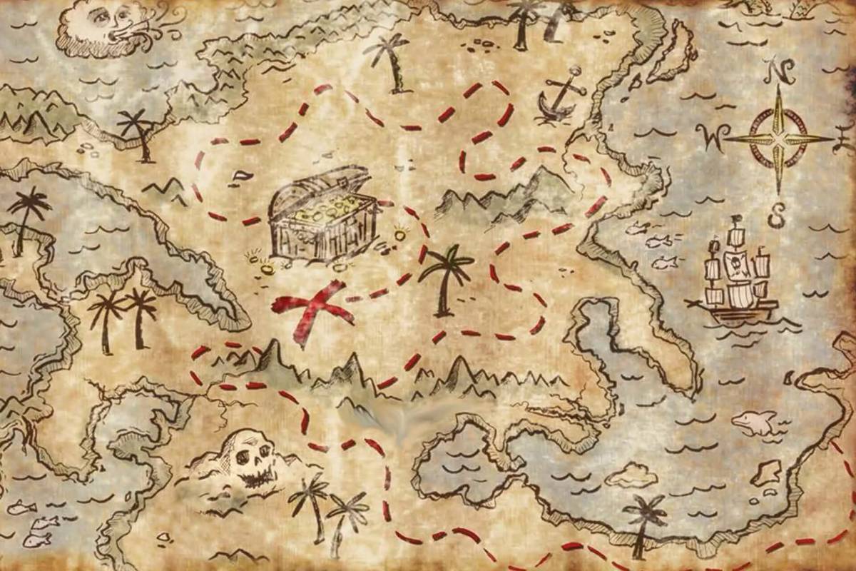 Карта пиратская #32