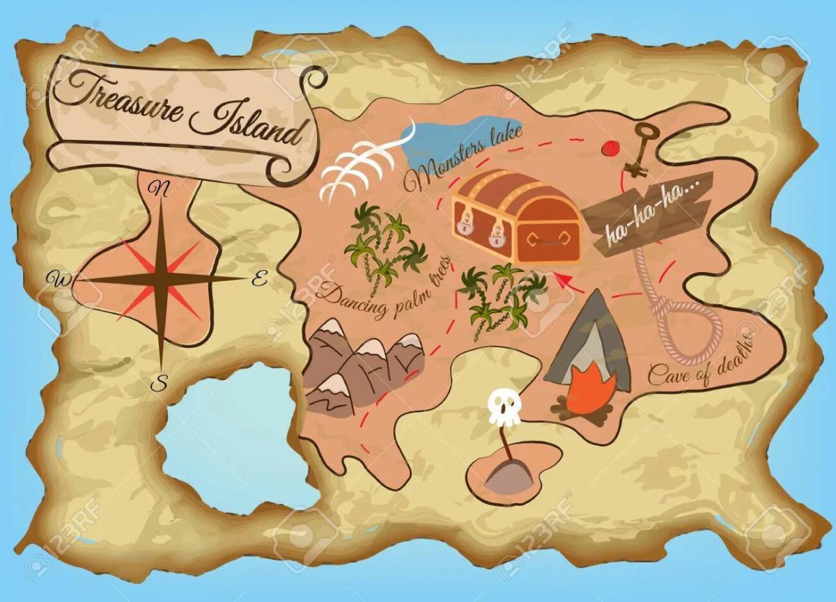 Карта пиратская #36