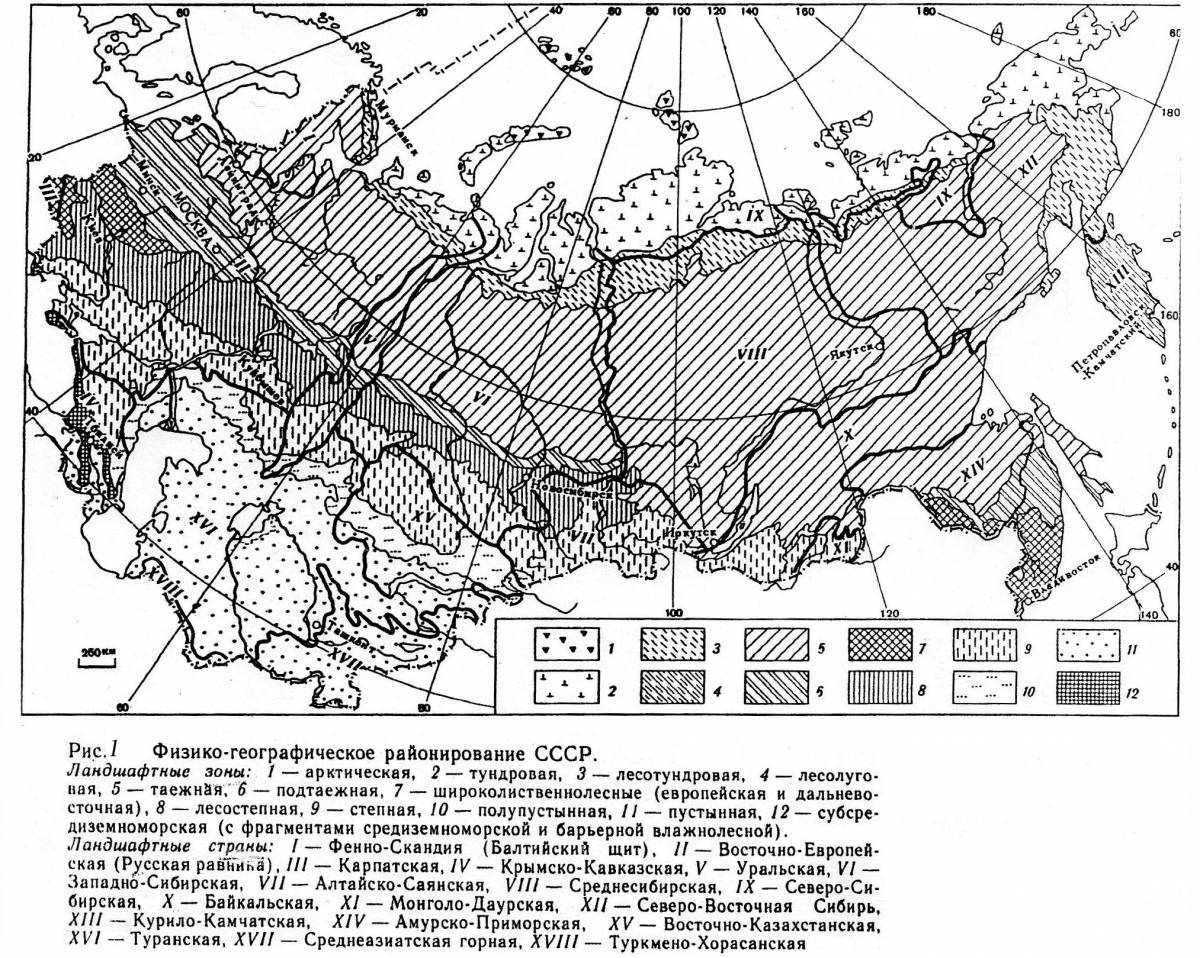 Карта природных зон россии 4 класс окружающий мир #31
