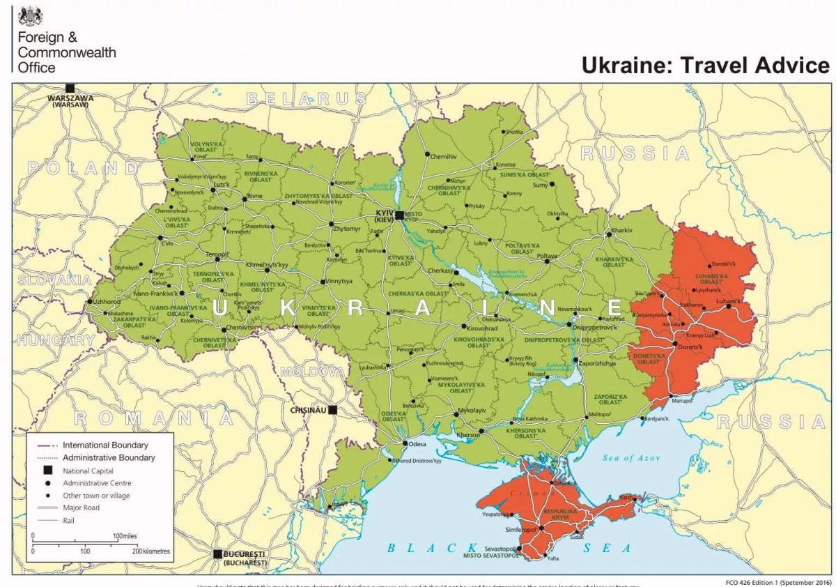 Карта украины #7