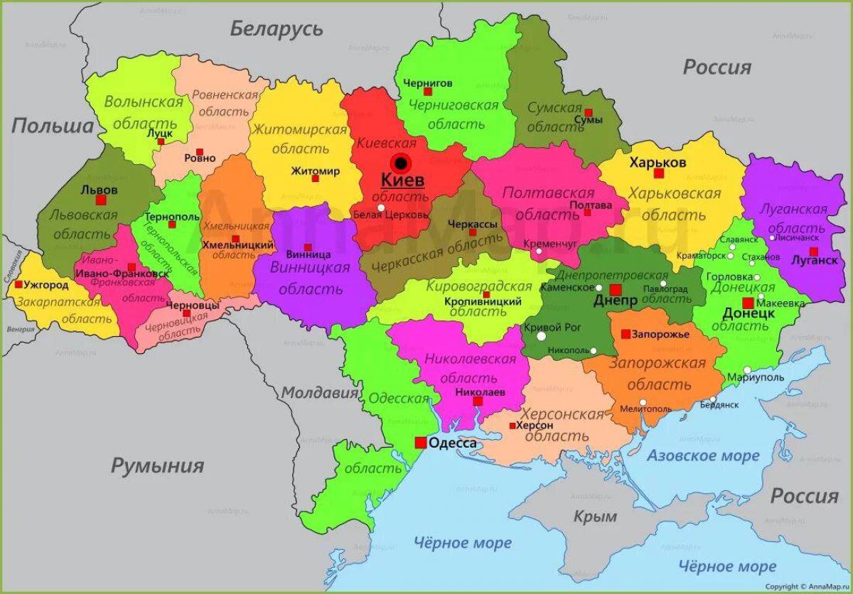 Карта украины #13